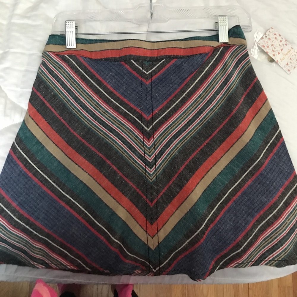 Free people skirt stripes