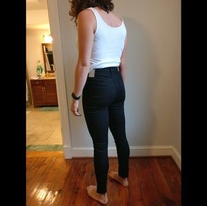 Madewell 10" High-Rise Skinny Black Jeans sz. 29