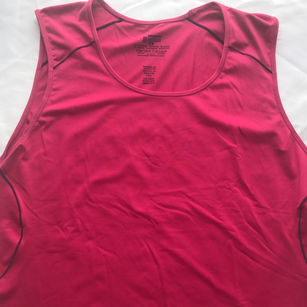 PATAGONIA fuchsia pink tank top shirt sz medium
