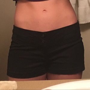 Guess black cotton/spandex shorts