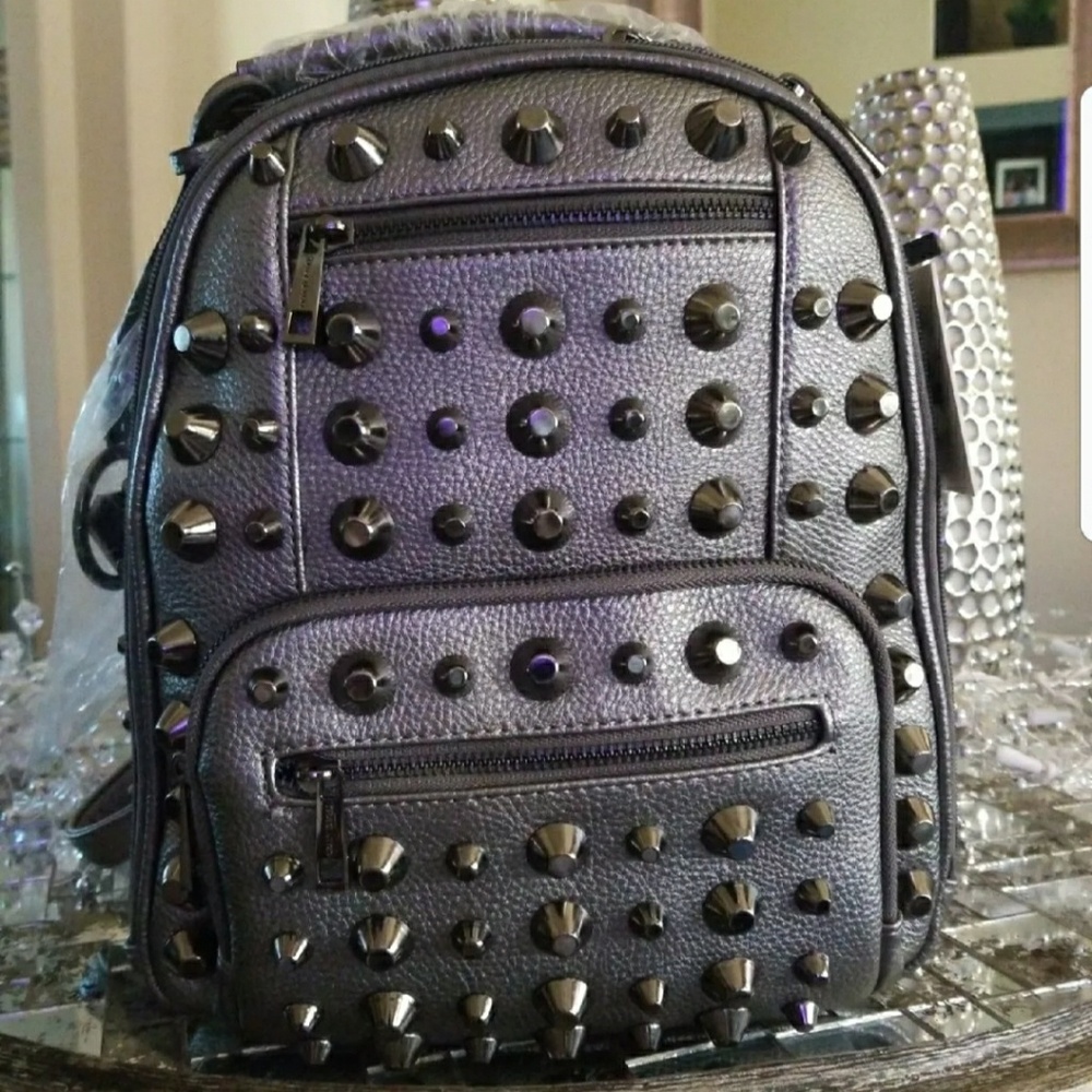 Sold Stud N Chic Peweter City Style Backpack