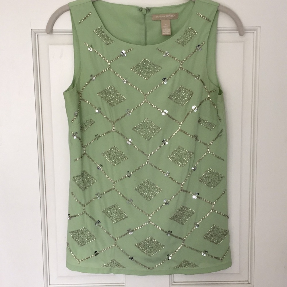 Banana Republic Beaded Top