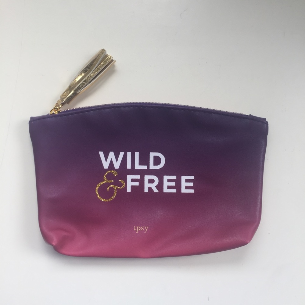 ipsy "wild and free" makeup bag