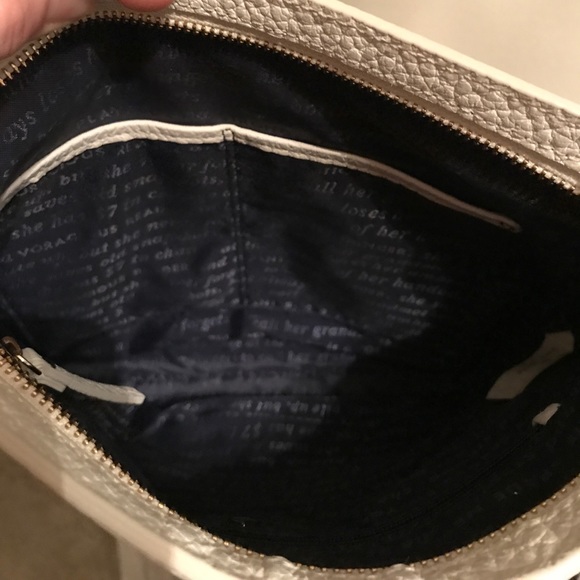 Navy and white Kate Spade side bag - Picture 3 of 4
