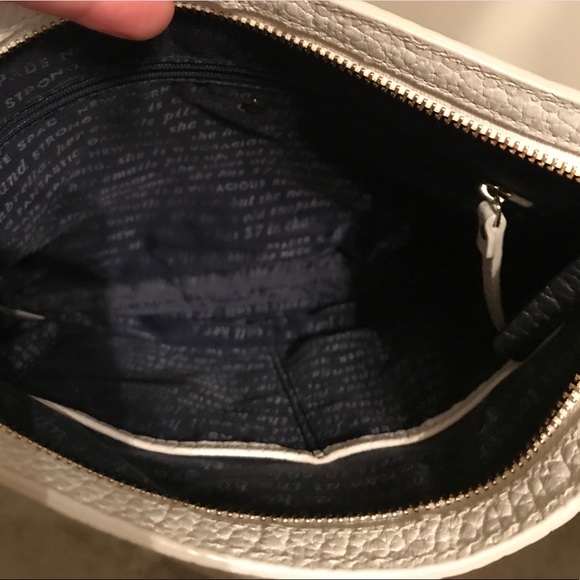 Navy and white Kate Spade side bag - Picture 4 of 4