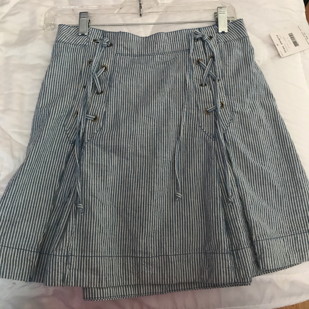 Free people stripped skirt