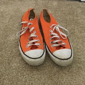 Orange Converse Women's Size 10, Men's 8