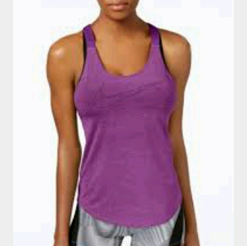 Purple Nike keyhole tank