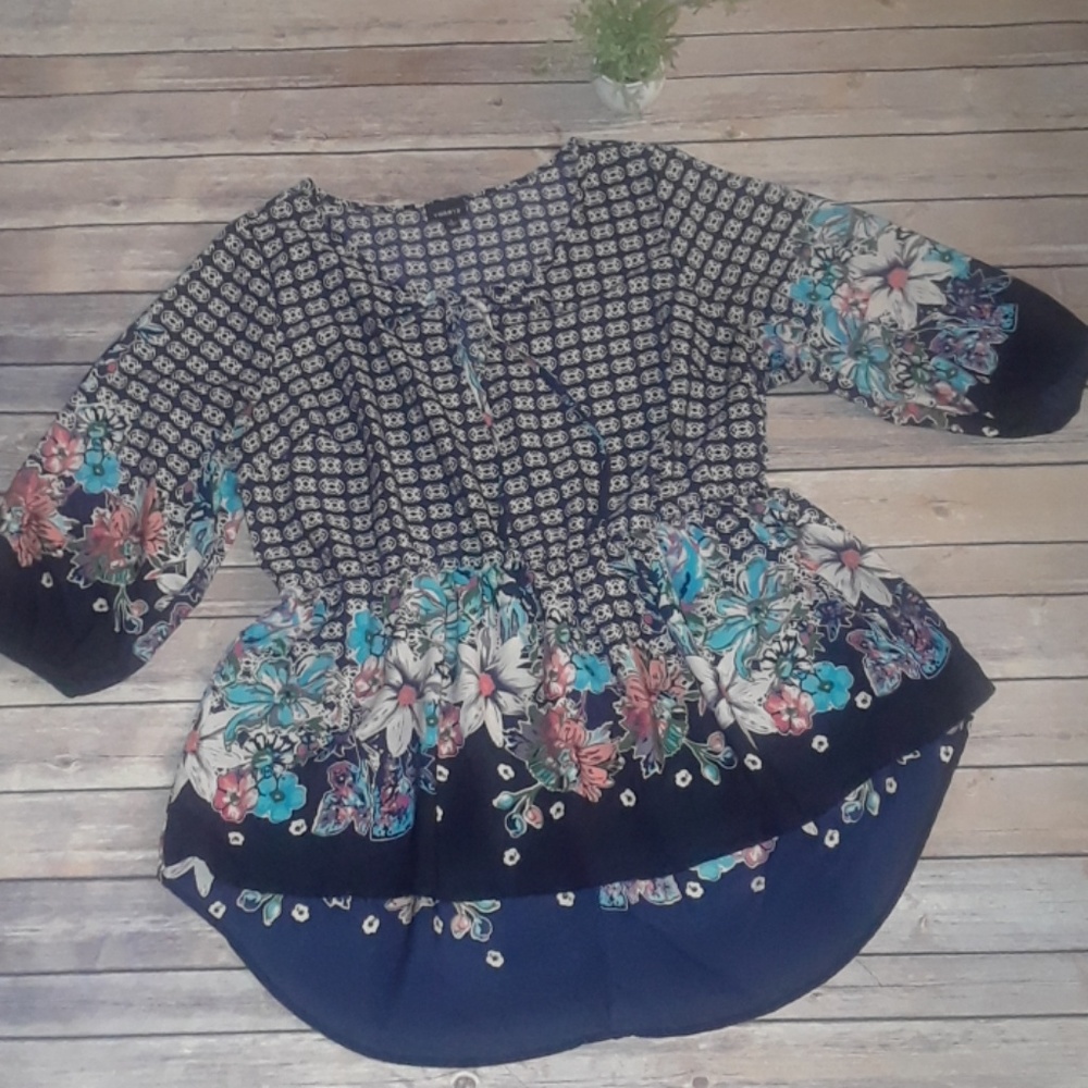 Torrid boho high low hem blouse *FINAL CLEARANCE!*