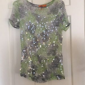 Tory Burch Sheer Silk Top