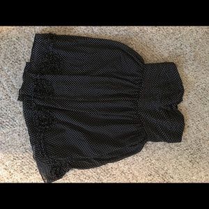 Black and White polka dot Lauren Conrad