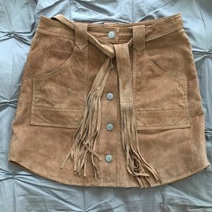 Blank NYC Suede Skirt