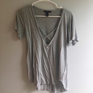 Low Cross chest tee