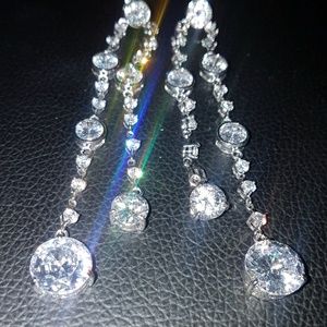 Real Crystal  Earrings
