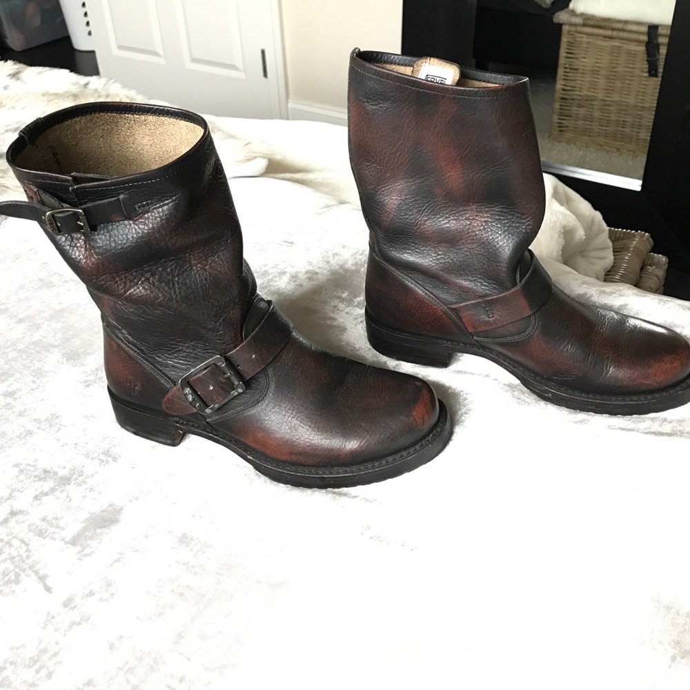 Frye Moto Boots
