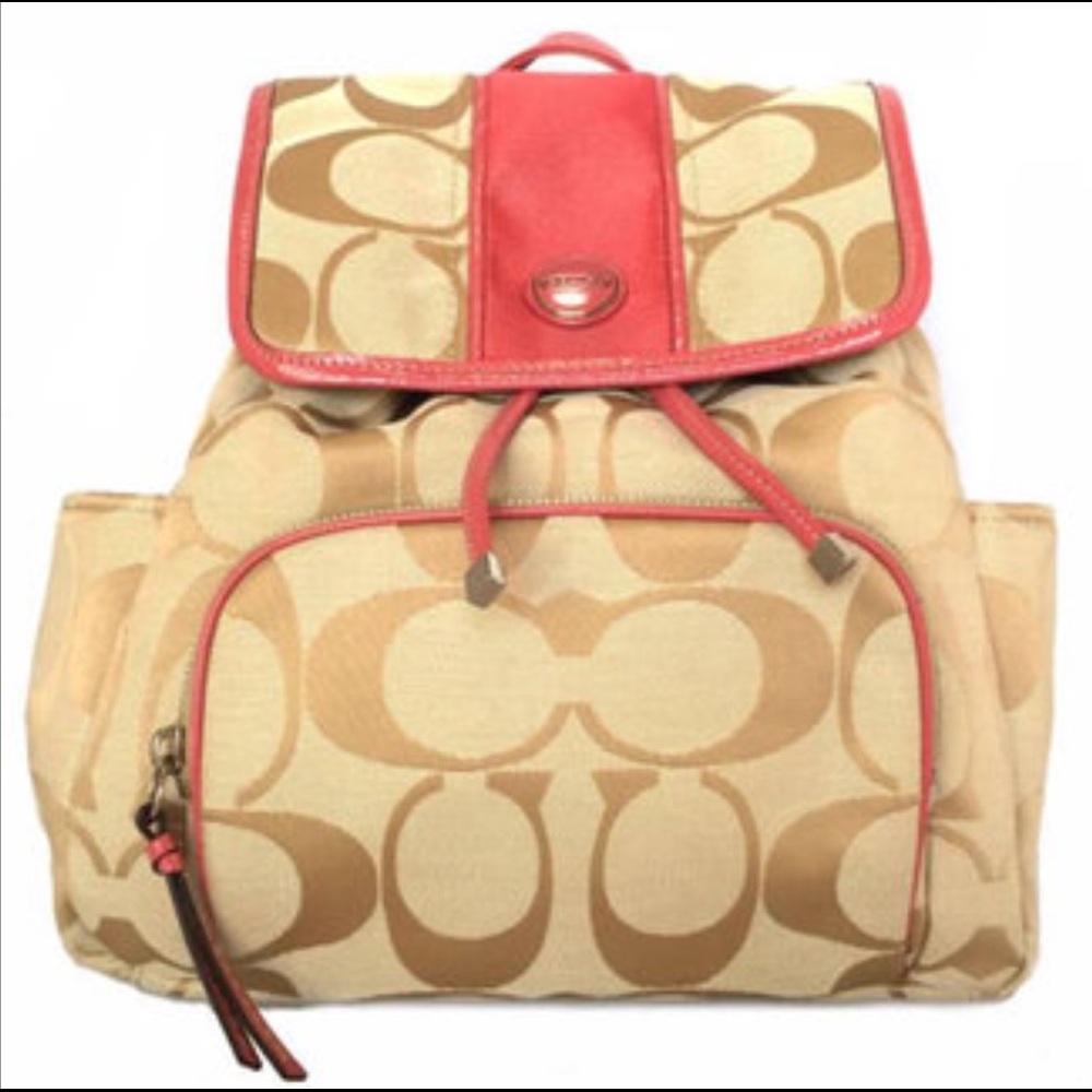 Coach Signature Backpack
