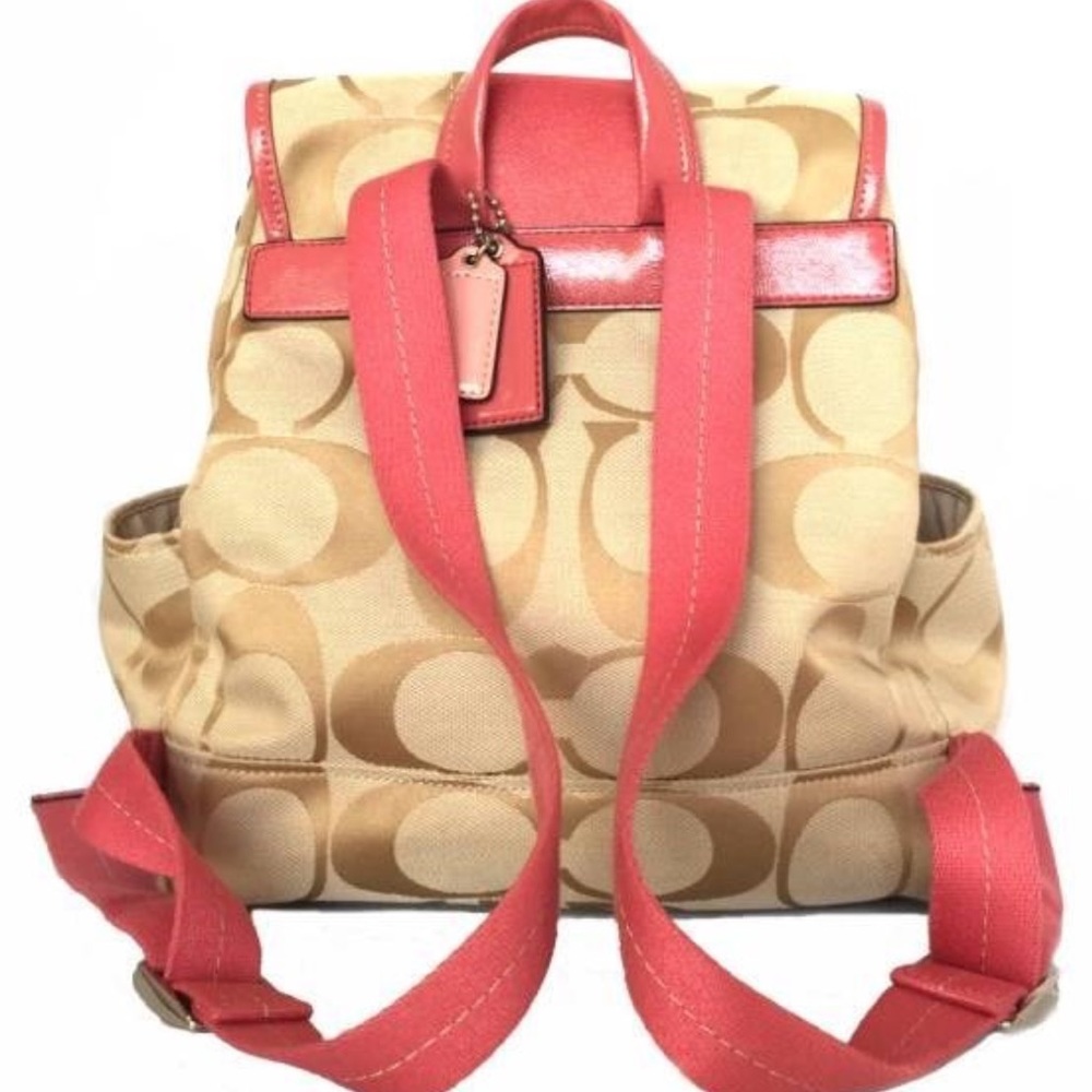 Coach Signature Backpack - Picture 3 of 8