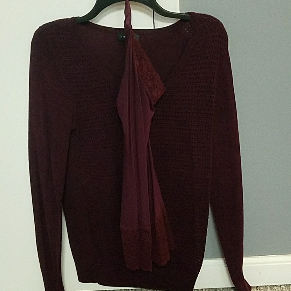 The Limited sweater with matching cami