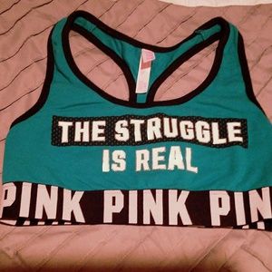Victoria's Secret PINK The struggle is REAL BRA