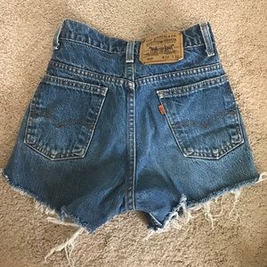 Vintage Levi cut off shorts