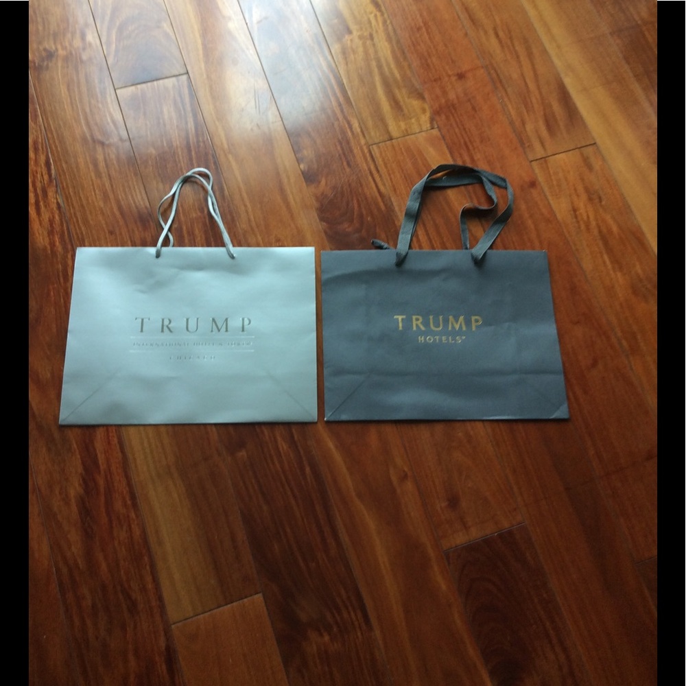 2 Trump Large Shopping Bags