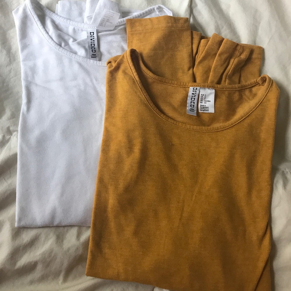 Bundle of Two Basic Long Sleeve Tees - H&M