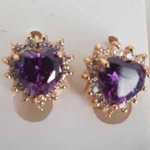 Heart Stone Earrings
