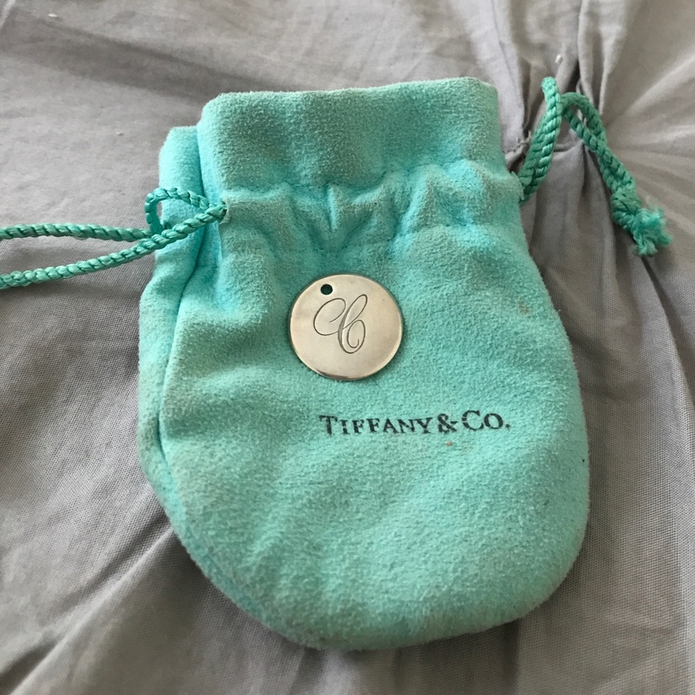 Tiffany & Co. Large Alphabet Pendant Charm - C