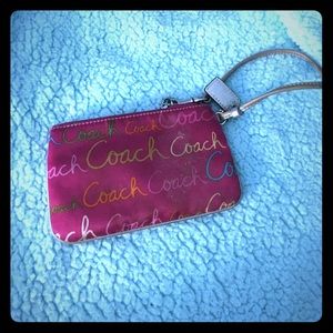 Coach wristlet
