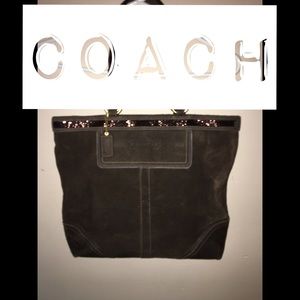 Beautiful Suede Coach Bag 💼
