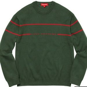💯 Love Supreme Green/Red Sweater M. *FOR SALE*💯
