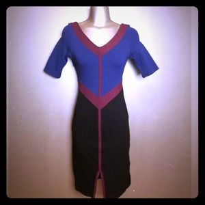 BCBG Max Azria Color Block dress