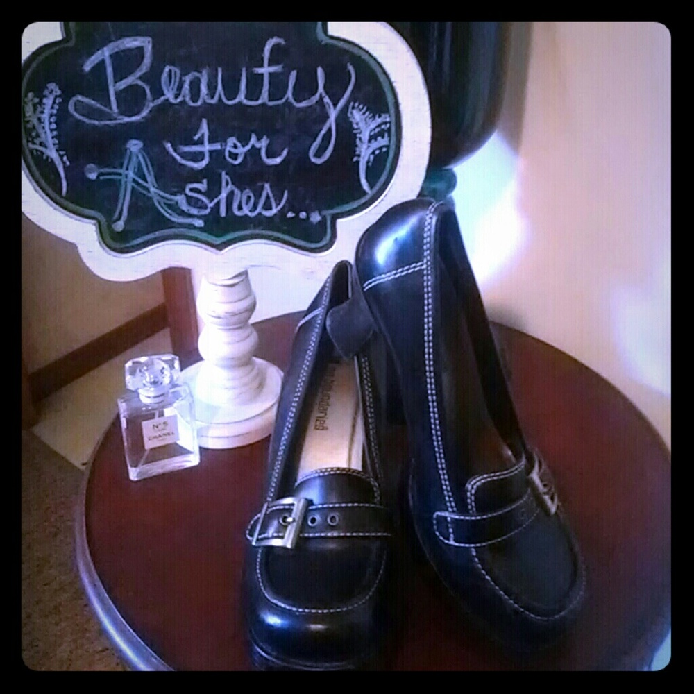Black Wedge Shoes