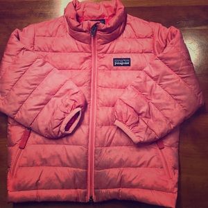 Patagonia 18 month pink full zip coat