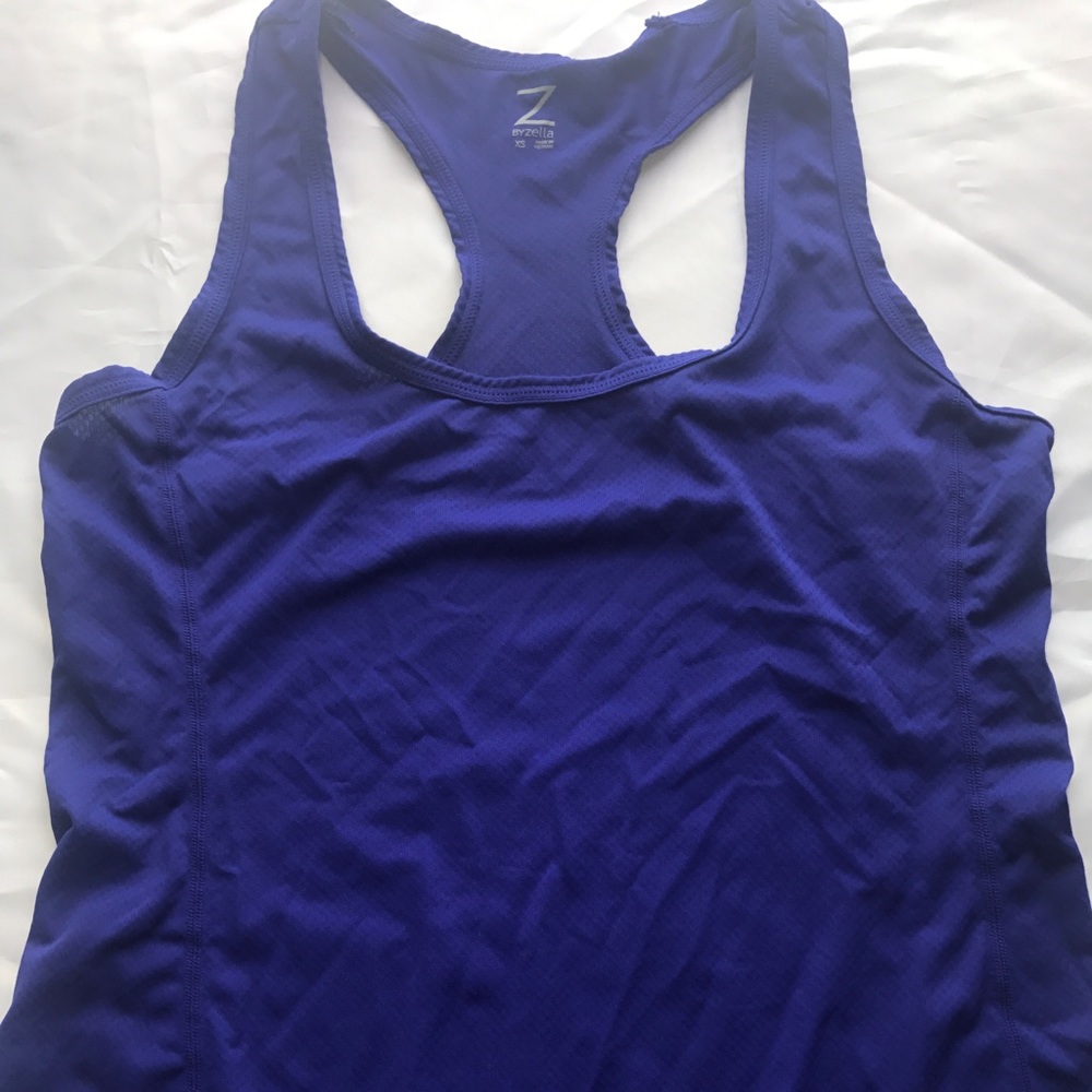 Z by ZELLA purple razor back top size x small
