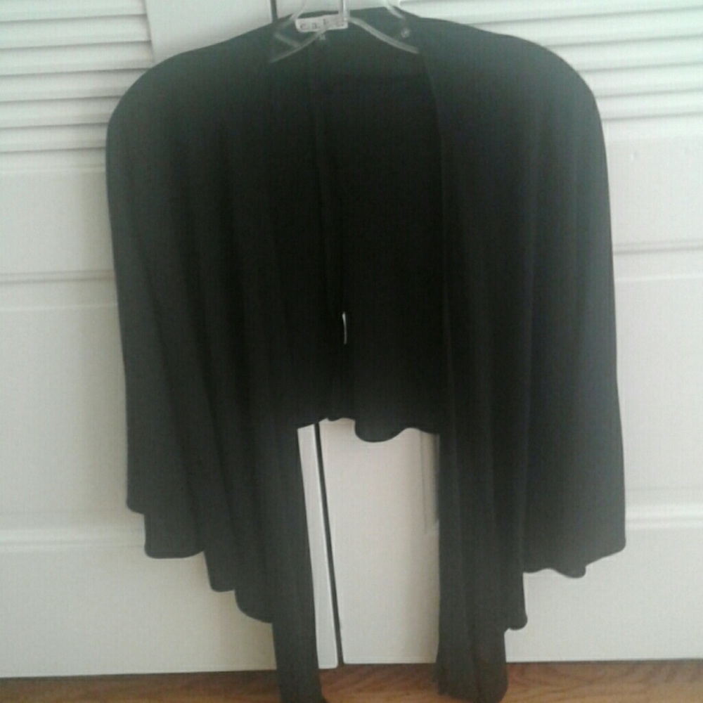 Dressy black cape