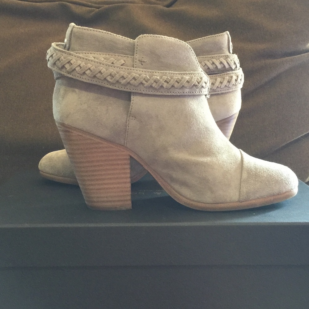 Grey rag & bone booties