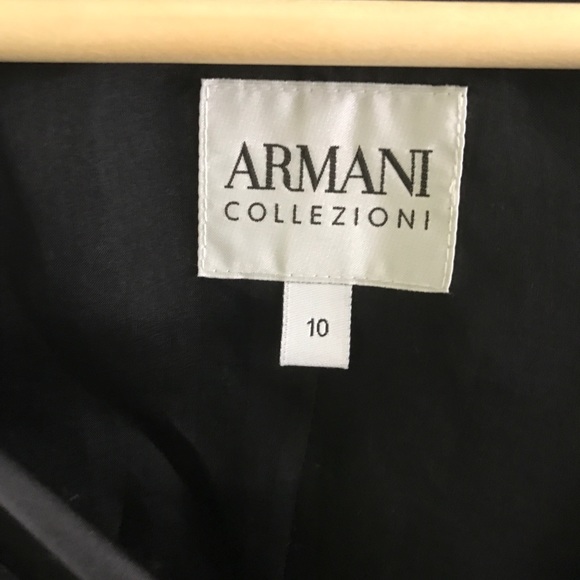 NWOT Black Armani Collezioni Jacket