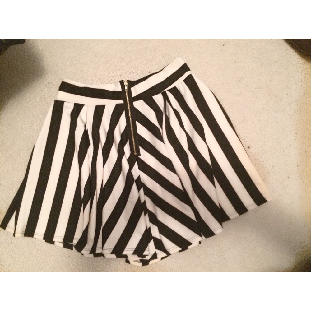 Black and white skirt