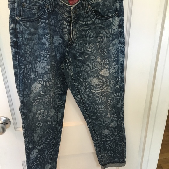 Floral skinny denim - Picture 1 of 4