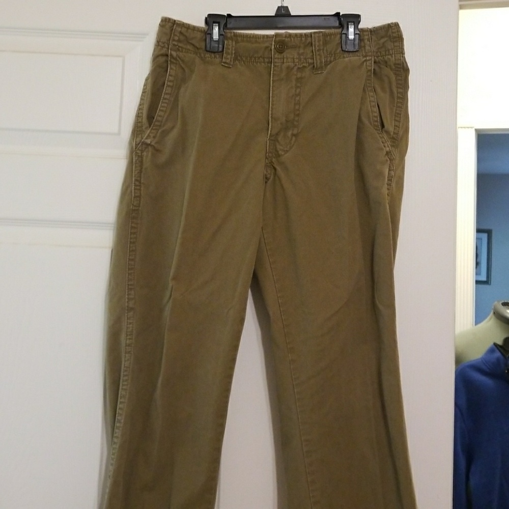 Boot cut American eagle khakis