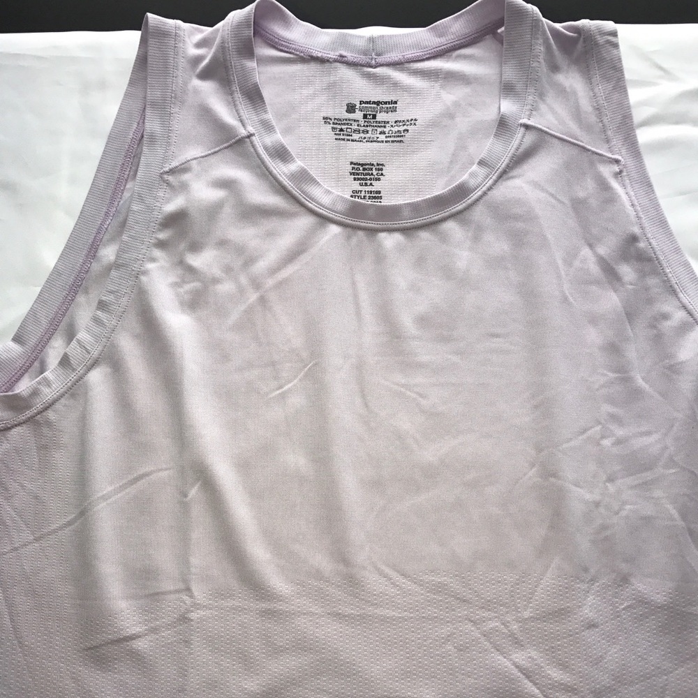 PATAGONIA lavender workout sleeveless shirt top