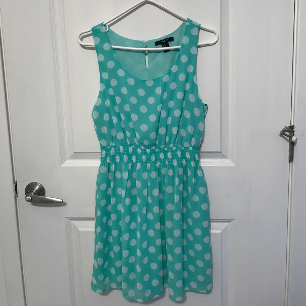 Polkadot Mint dress