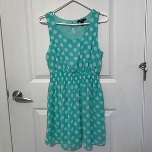 Polkadot Mint dress