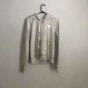 VS pink full zip hoodie