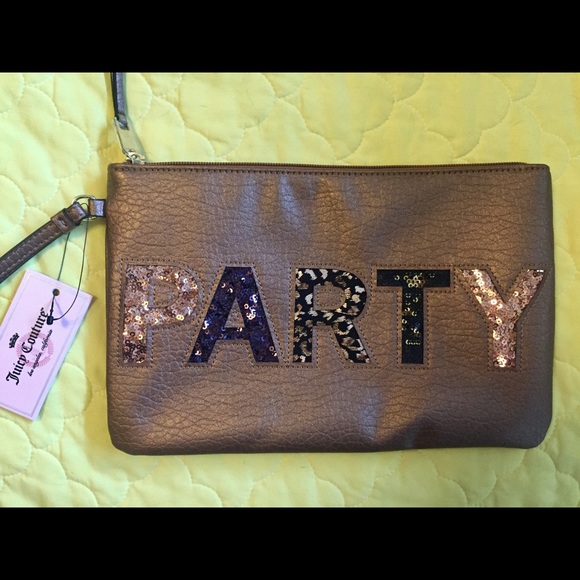NWT Juicy Couture Party Wristlet - Picture 1 of 4