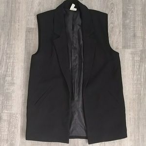 Longline Blazer Vest