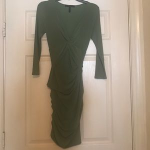 Olive Green Pencil Skirt