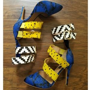 Alejandra G. Shoes - Alejandra G Mendoza Blue Multi Alejandra G. Shoes - Alejandra G Mendoza Blue Multi