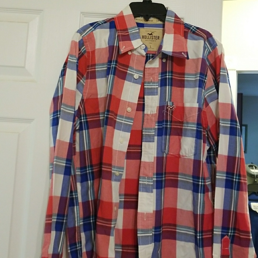 Hollister button up flannel